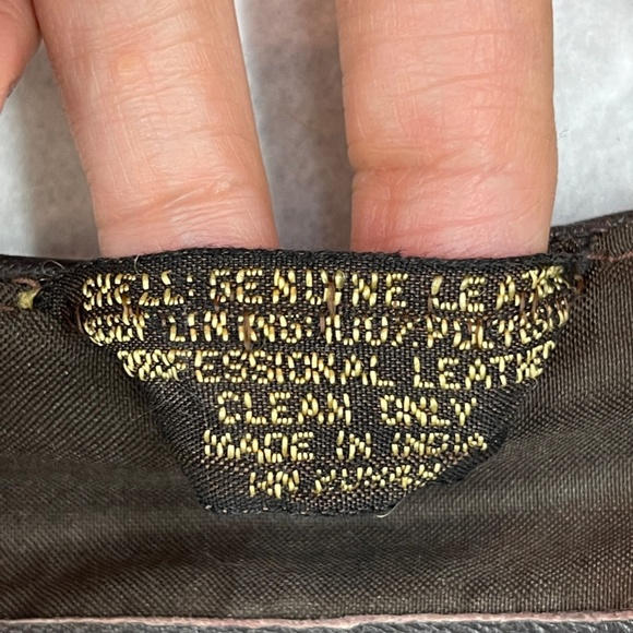 Vintage Fundamental Fashion Gino Leather Vest Euro Style Brown Men's Size 44 - Picture 7 of 13